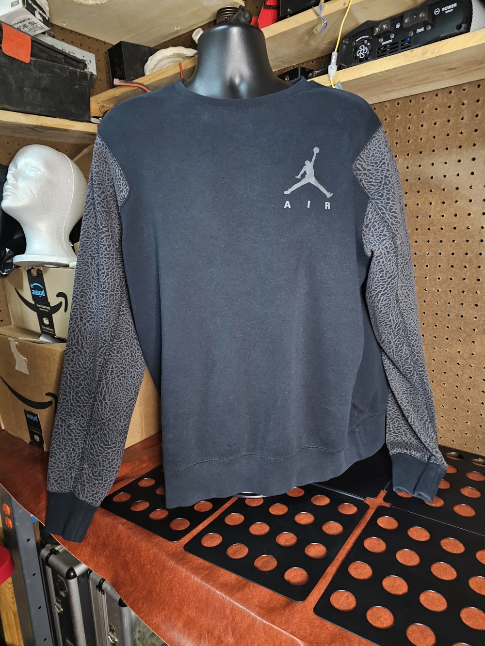 Nike Jordan Air Black Crewneck Sweater